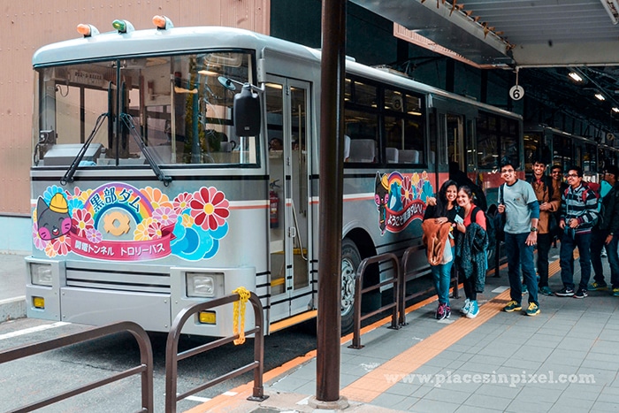 trolley bus tateyama