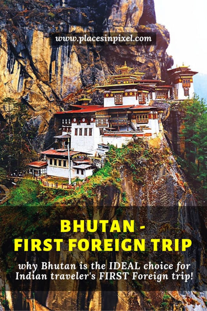 Bhutan first foreign trip